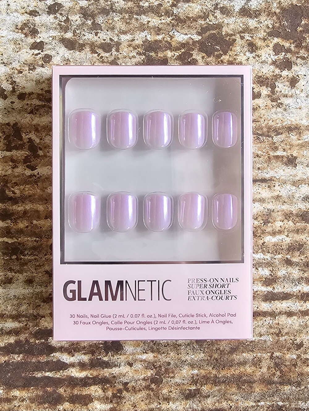 Glamnetic Purple Pixie Super Short Press-On Nails